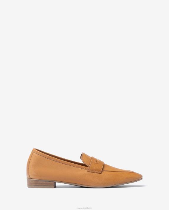 Unisa kvinnor brun loafers i läder 06DT598