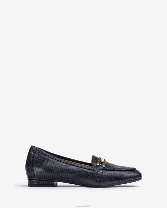 Unisa kvinnor graciös platta loafers med trim 06DT1275