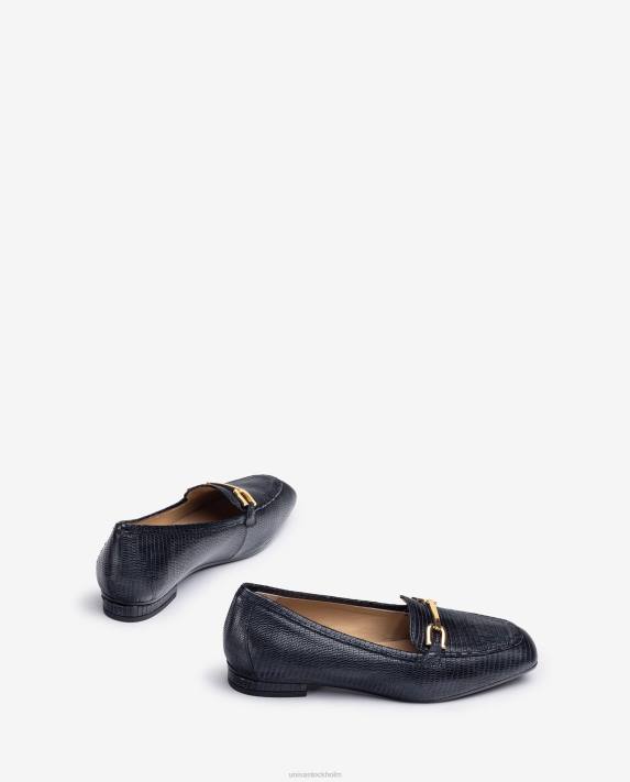 Unisa kvinnor graciös platta loafers med trim 06DT1275