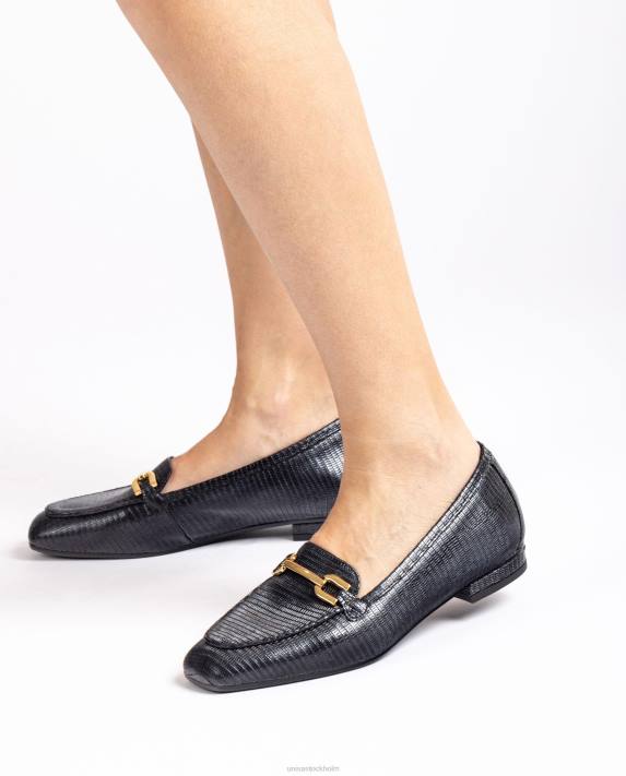 Unisa kvinnor graciös platta loafers med trim 06DT1275