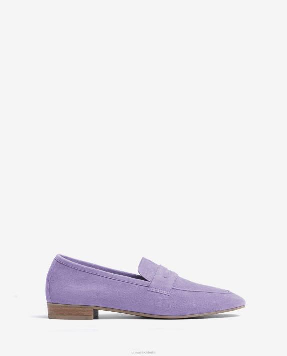 Unisa kvinnor lila loafers i mocka 06DT616