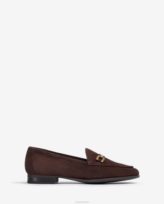 Unisa kvinnor mode klassiska loafers i mocka 06DT1280