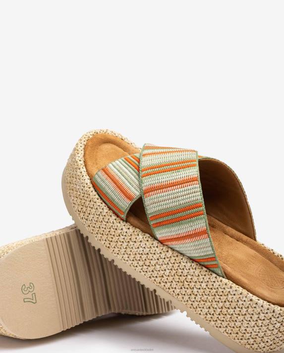 Unisa kvinnor grön sandal med remmar 06DT803