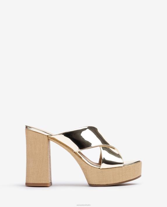 Unisa kvinnor graciös bred sandal med korsband 06DT826