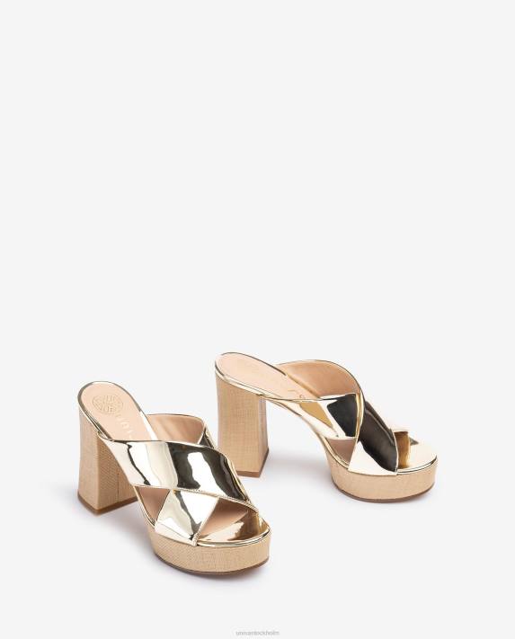 Unisa kvinnor graciös bred sandal med korsband 06DT826