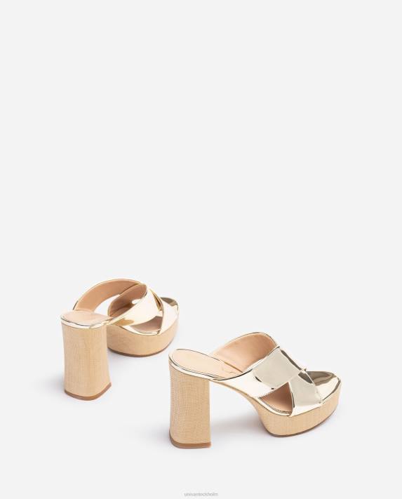 Unisa kvinnor graciös bred sandal med korsband 06DT826