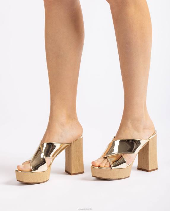 Unisa kvinnor graciös bred sandal med korsband 06DT826