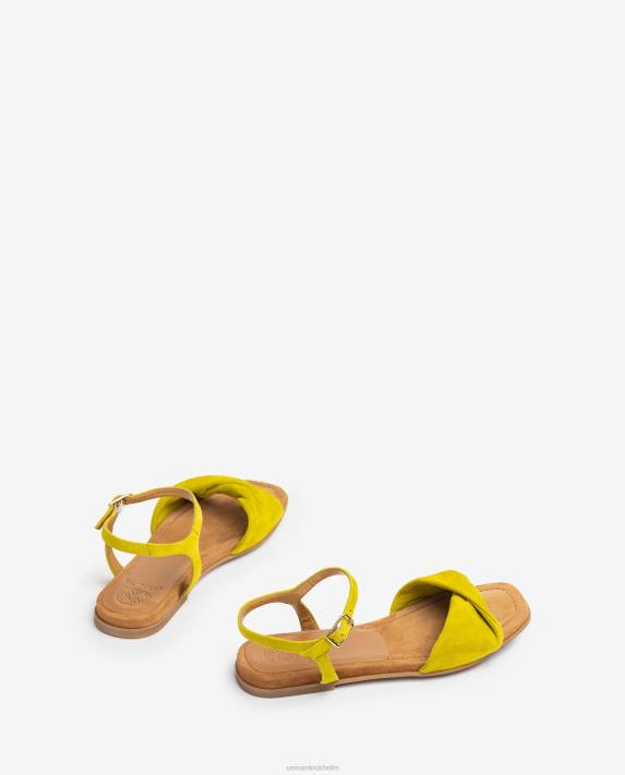 Unisa kvinnor graciös sandal med en quiltad vamp 06DT44