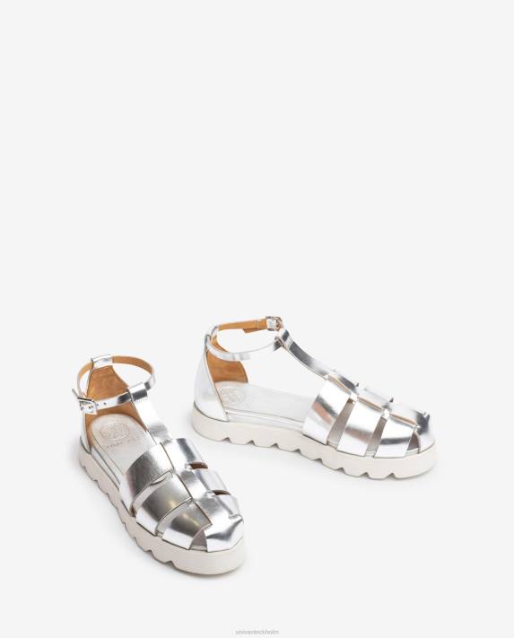 Unisa kvinnor mode geléskor med metallisk effekt 06DT115