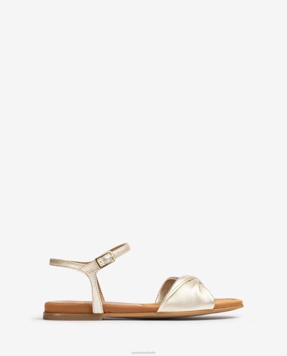 Unisa kvinnor mode sandal med en quiltad vamp 06DT43