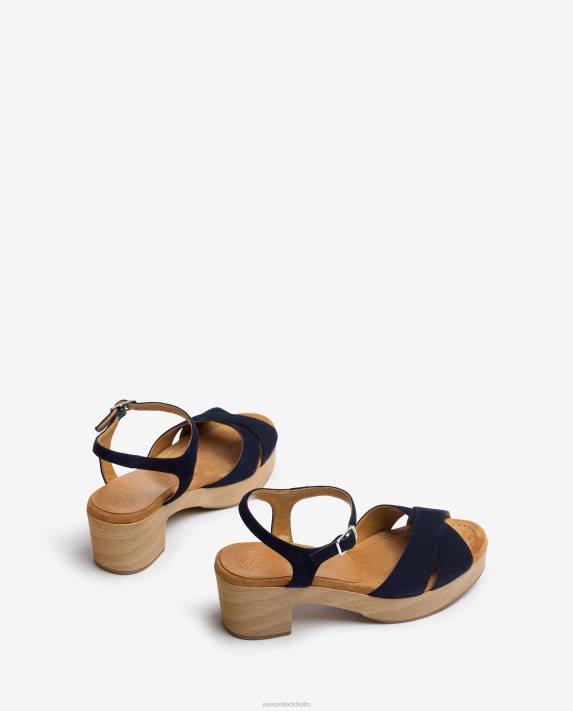 Unisa kvinnor blå sandal med korsband 06DT125