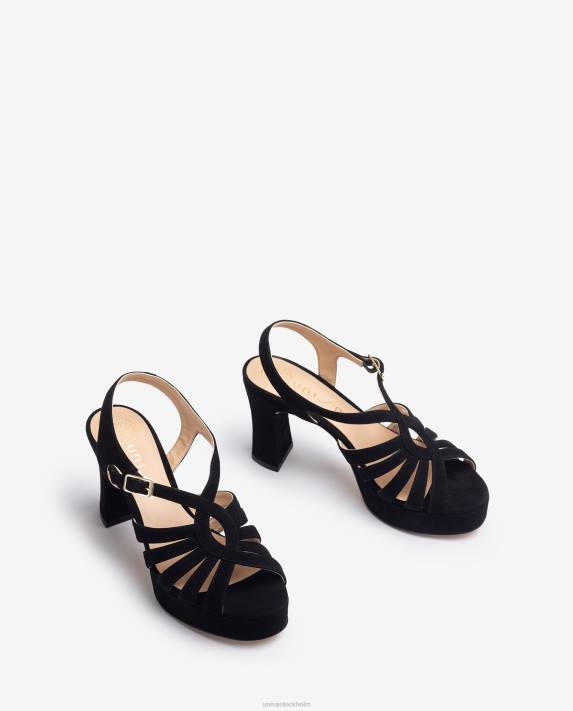 Unisa kvinnor graciös mocka sandal med remmar 06DT232