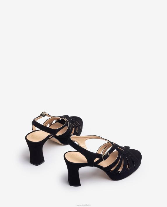 Unisa kvinnor graciös mocka sandal med remmar 06DT232