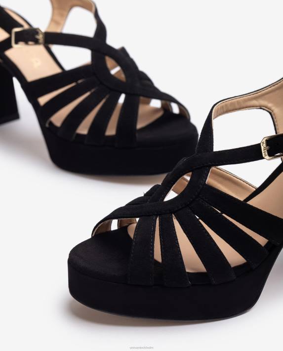 Unisa kvinnor graciös mocka sandal med remmar 06DT232