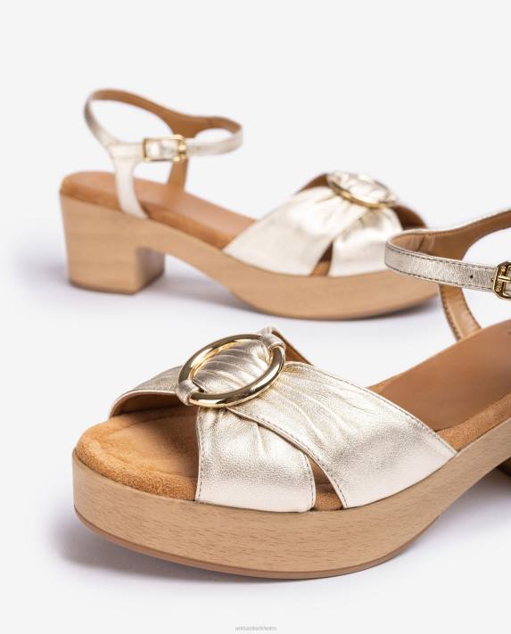 Unisa kvinnor graciös sandal med rund tå med kant 06DT117