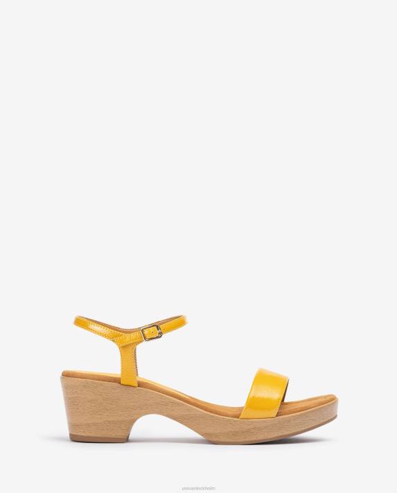 Unisa kvinnor mode läder blocksandal 06DT441