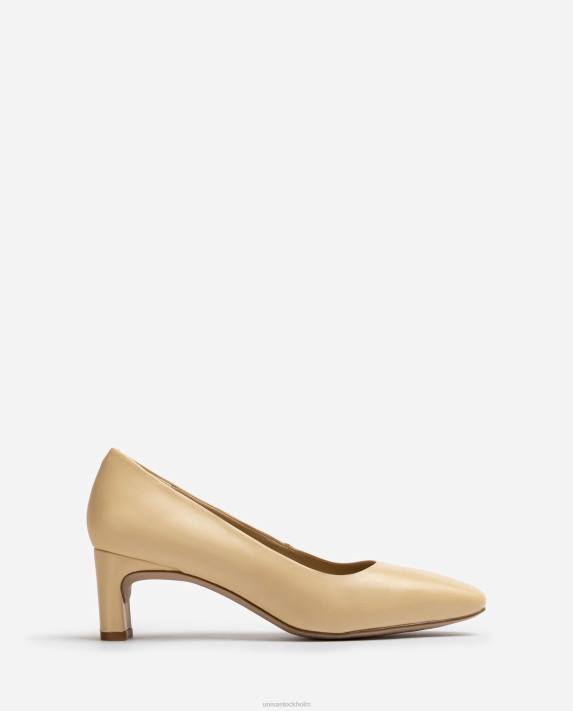 Unisa kvinnor beige platt häl pump 06DT587