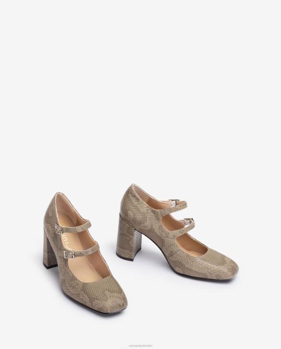 Unisa kvinnor graciös pump med dubbelt spänne 06DT1306