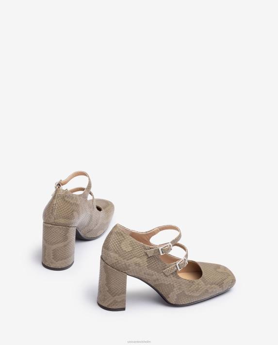 Unisa kvinnor graciös pump med dubbelt spänne 06DT1306