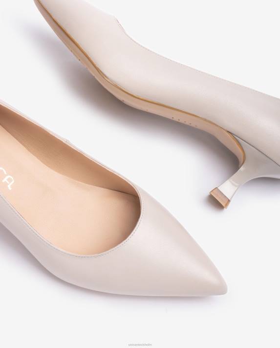 Unisa kvinnor graciös spetsad tå pump i läder 06DT560