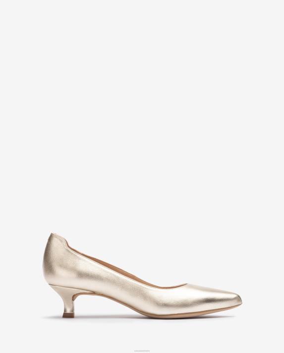 Unisa kvinnor graciös spetspump i metallisk effekt 06DT559