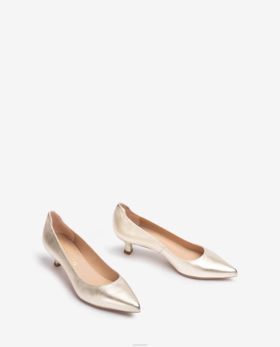 Unisa kvinnor graciös spetspump i metallisk effekt 06DT559