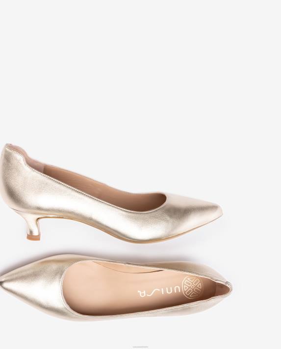Unisa kvinnor graciös spetspump i metallisk effekt 06DT559