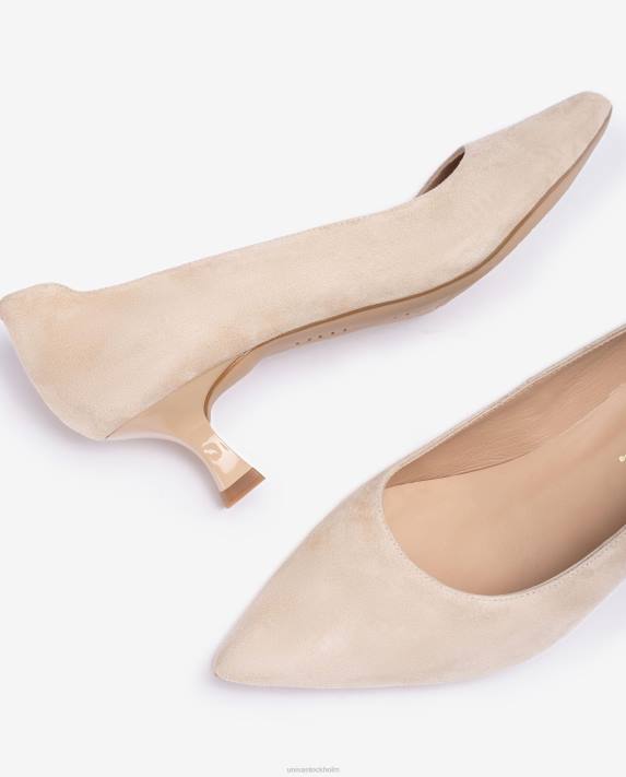 Unisa kvinnor mode pump i mocka med spetsig tå 06DT576