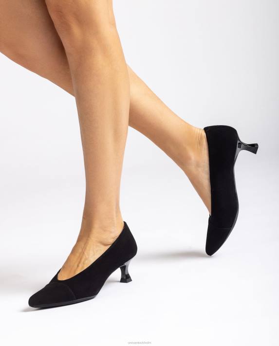 Unisa kvinnor mode spetsad tå pump med trim på tån 06DT1298