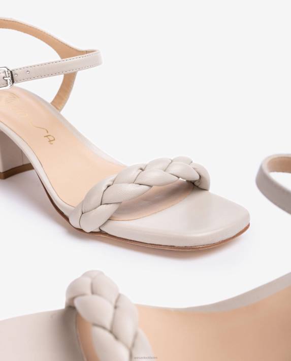 Unisa kvinnor beige sandal med flätat band 06DT145