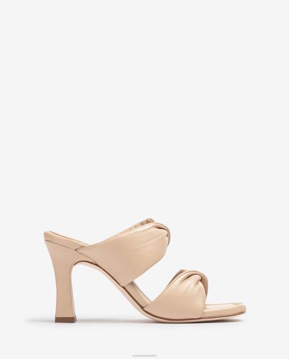 Unisa kvinnor beige sandal med vridband 06DT265