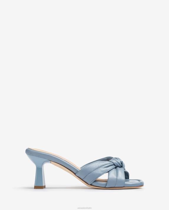 Unisa kvinnor blå sandal med knuten rem 06DT308