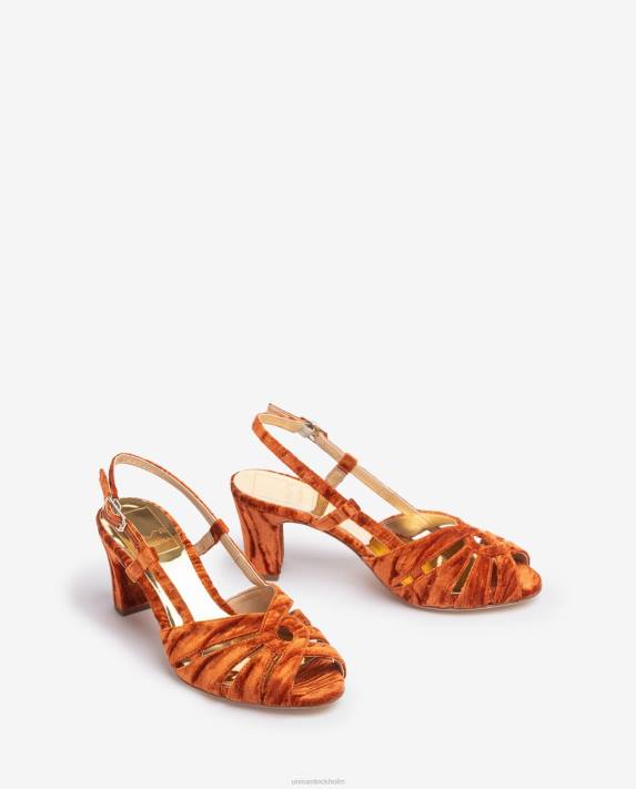 Unisa kvinnor graciös sandal gjord i sammet 06DT1318