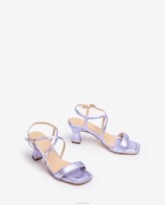 Unisa kvinnor lila smart sandal med fyrkantig tå 06DT179