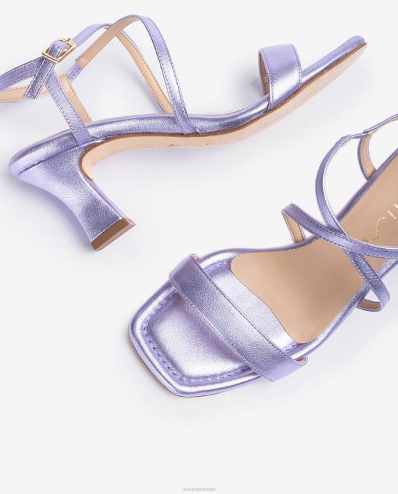 Unisa kvinnor lila smart sandal med fyrkantig tå 06DT179