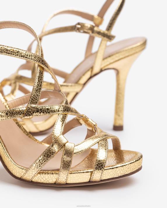 Unisa kvinnor mode sandal med axelband med hög klack 06DT284