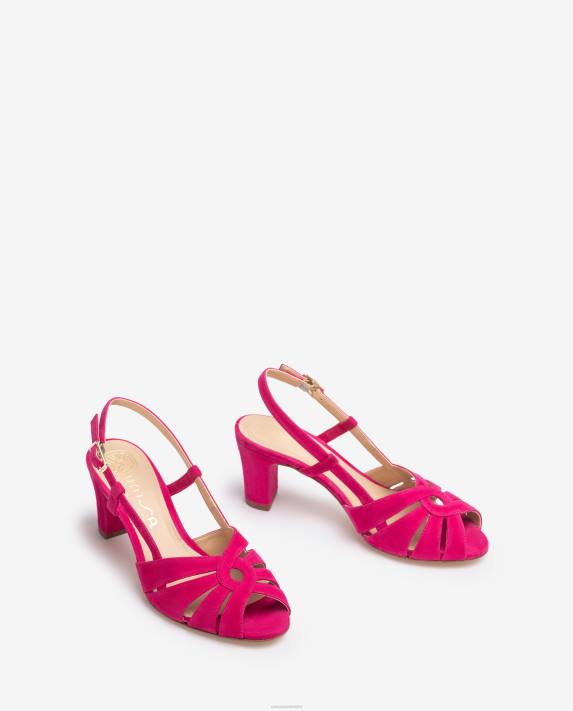 Unisa kvinnor rosa smart sandal med medium klack 06DT174