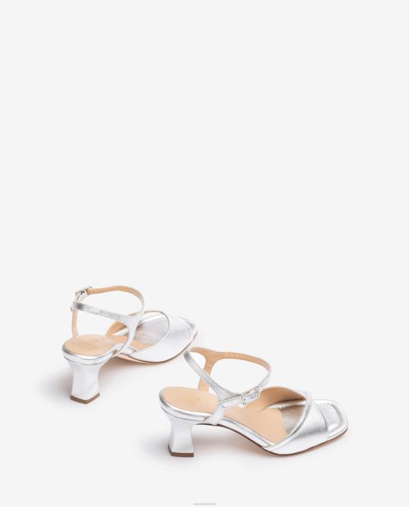 Unisa kvinnor silver smart sandal med bekväm klack 06DT184