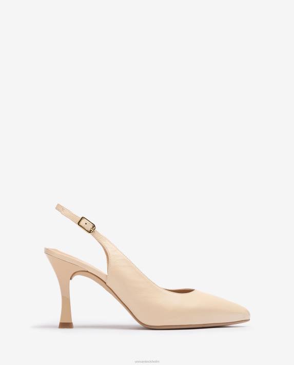 Unisa kvinnor beige spetsig tå sling tillbaka 06DT534