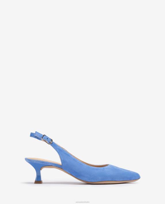 Unisa kvinnor blå mocka sling tillbaka 06DT509