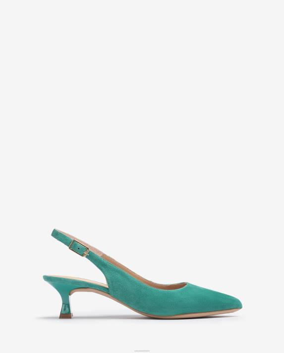 Unisa kvinnor grön mocka sling tillbaka 06DT507