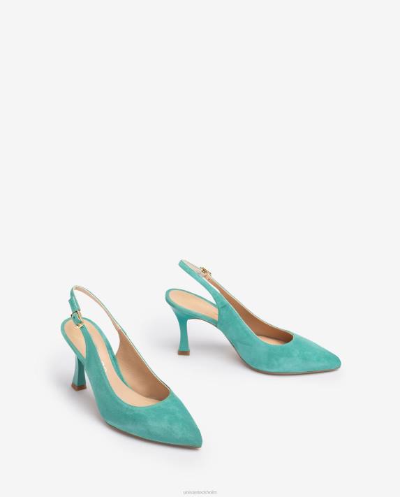 Unisa kvinnor grön spetsig tå sling tillbaka 06DT505