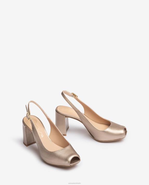 Unisa kvinnor graciös fyrkantig peep toe sling tillbaka 06DT528