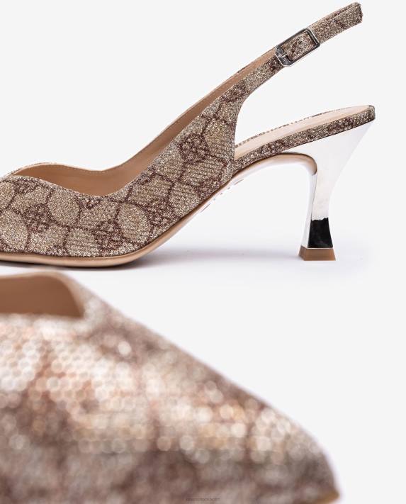 Unisa kvinnor graciös slingback med målad klack 06DT516