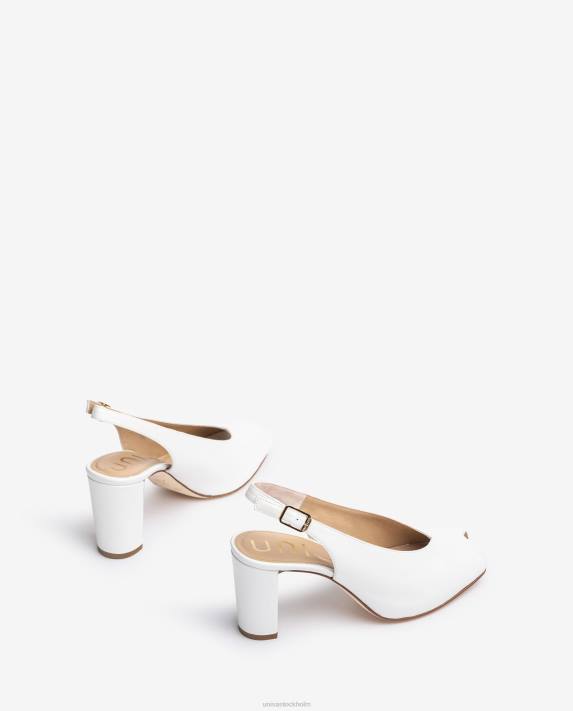 Unisa kvinnor mode läder brud slingback peep toe skor 06DT837