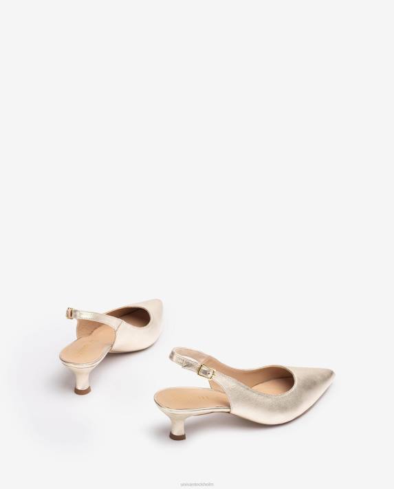 Unisa kvinnor mode läderrem i metallisk effekt 06DT500