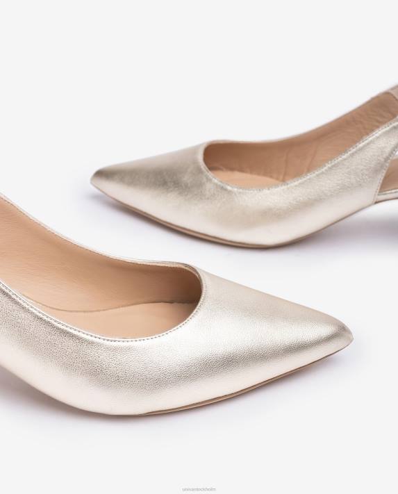 Unisa kvinnor mode läderrem i metallisk effekt 06DT500