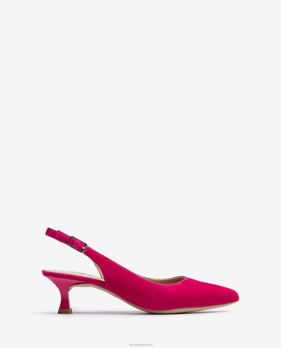 Unisa kvinnor rosa spetsig tå slingback 06DT543