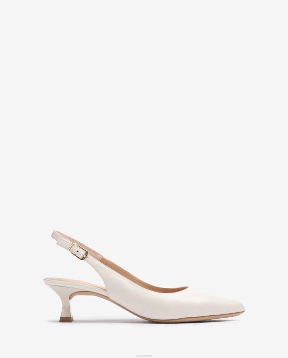 Unisa kvinnor vit läder sling tillbaka 06DT514