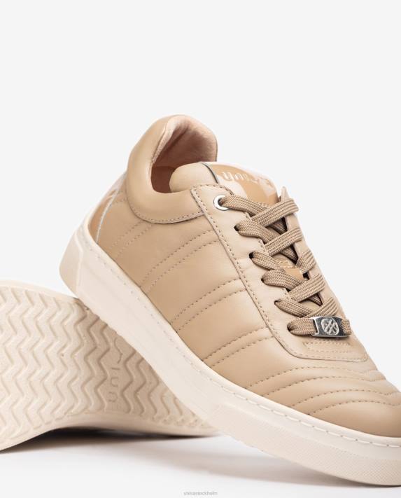 Unisa kvinnor beige sportsko med quiltad effekt 06DT1242